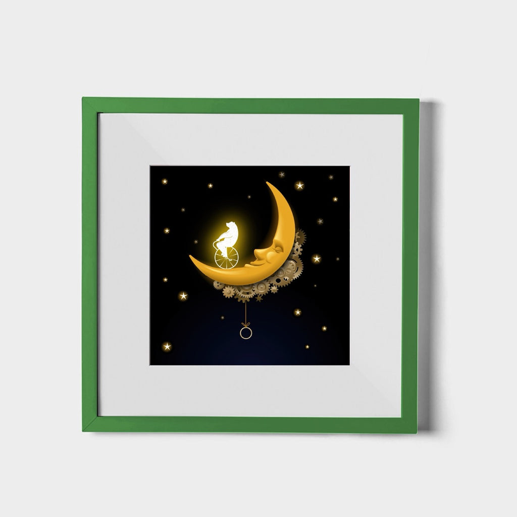 Bear on the Moon - Print