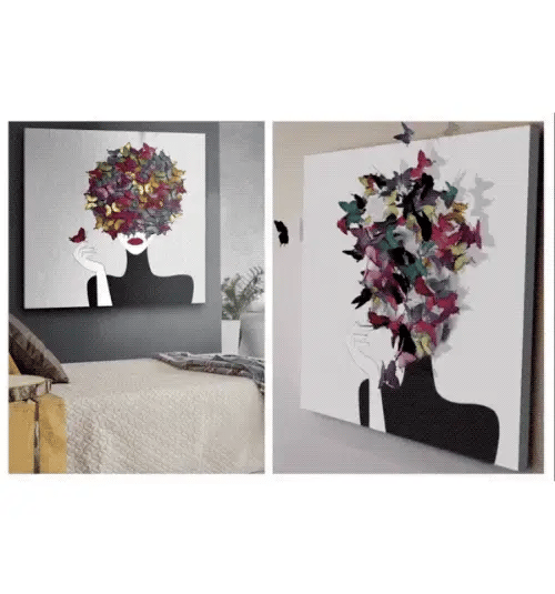 Butterfly Lady - Canvas