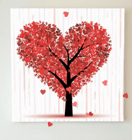 Tree of Hearts - Canvas