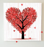 Tree of Hearts - Canvas