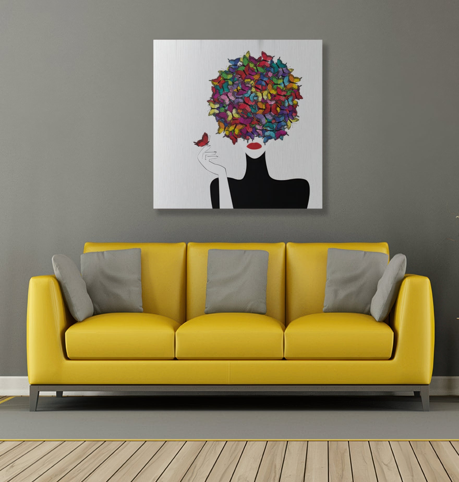 Butterfly Lady - Canvas