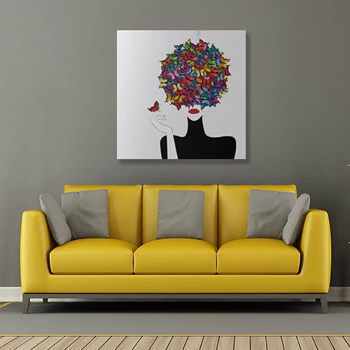 Butterfly Lady - Canvas