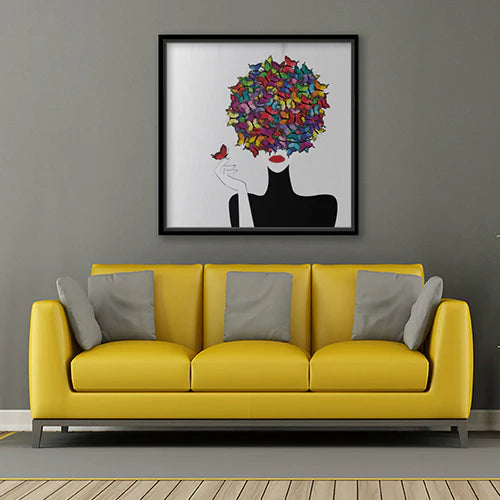 Butterfly Lady - Canvas