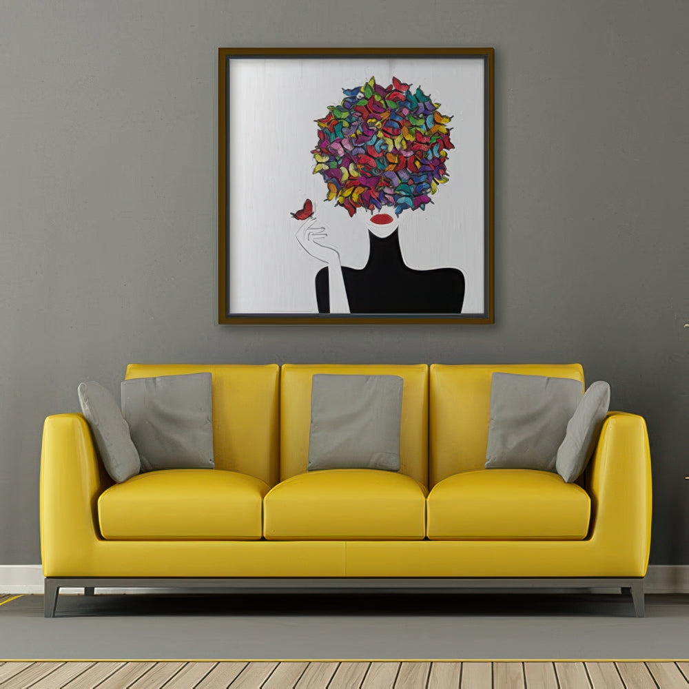 Butterfly Lady - Canvas