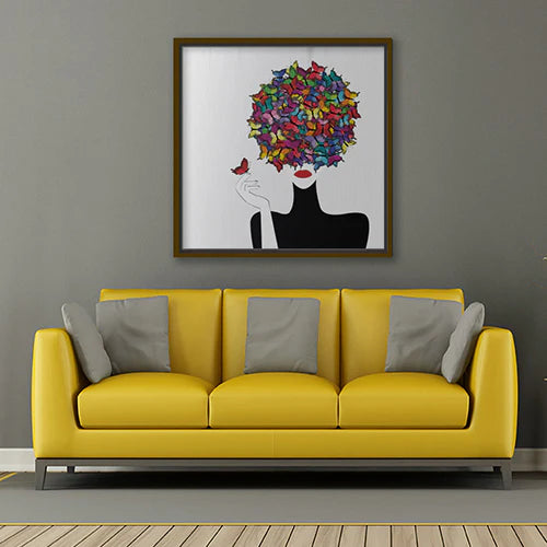 Butterfly Lady - Canvas