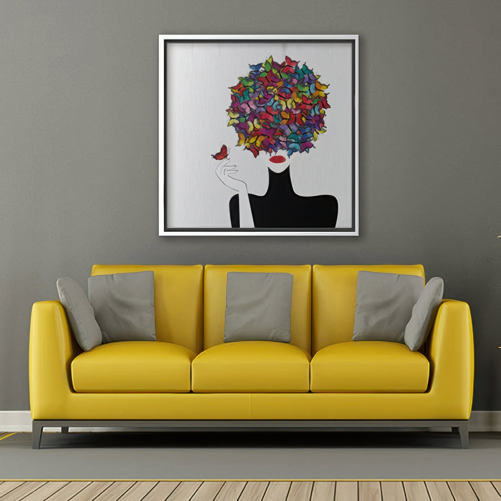 Butterfly Lady - Canvas