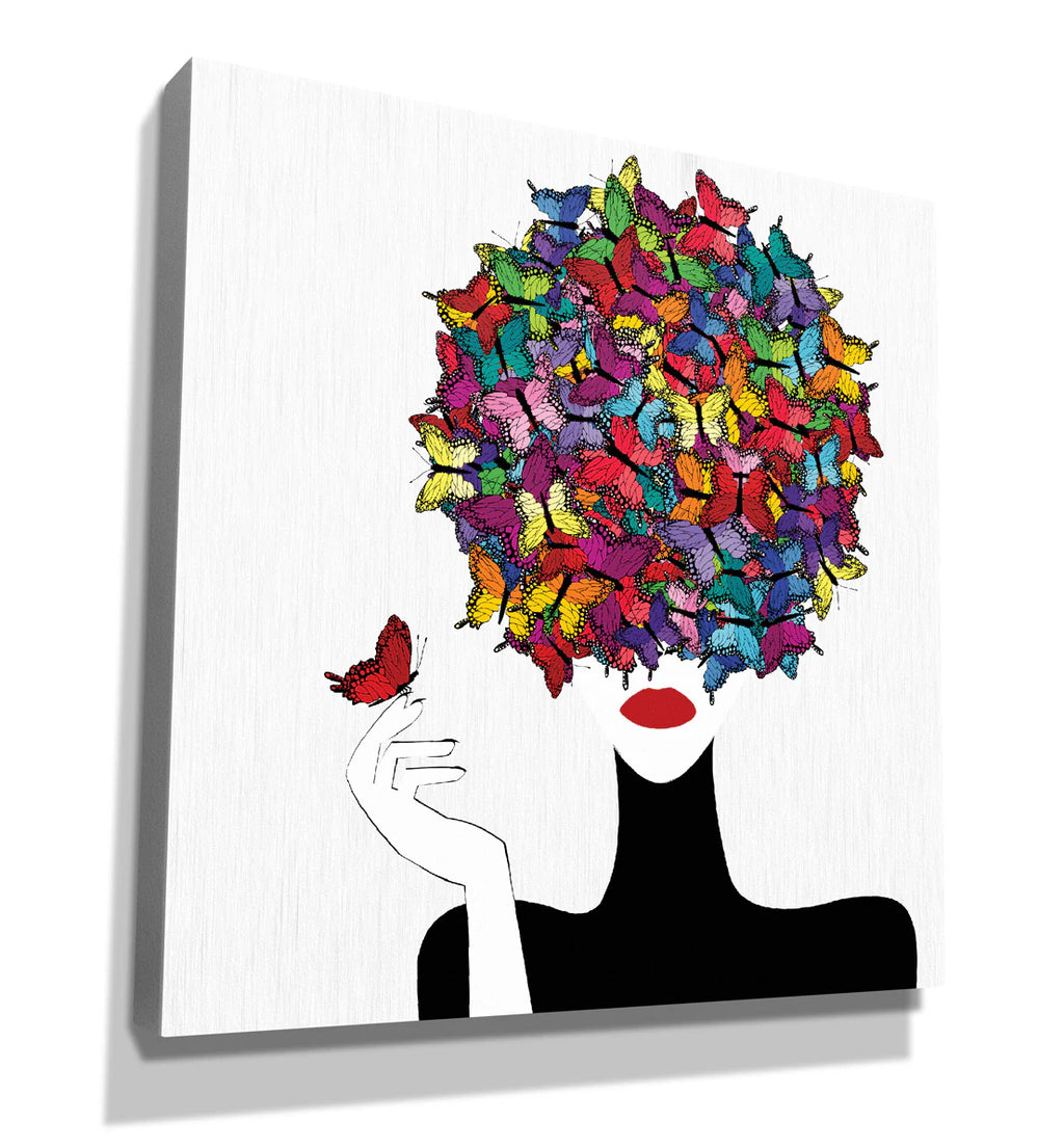 Butterfly Lady - Canvas