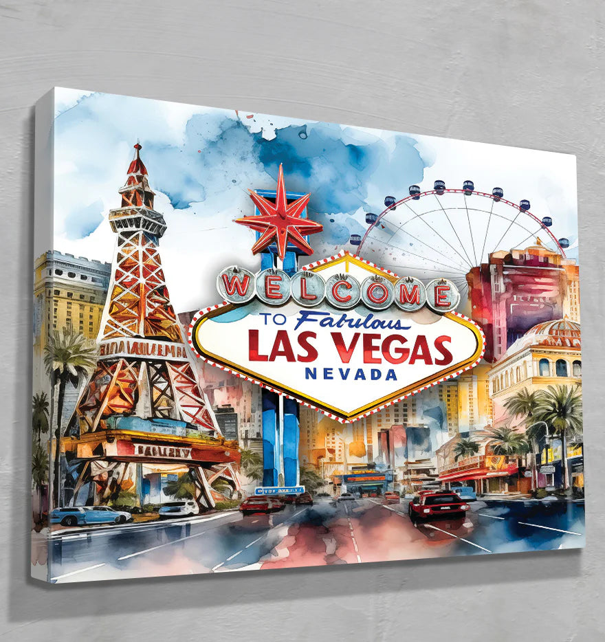 Vegas Days - Canvas